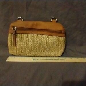 Cute woven clutch bag